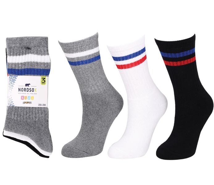 Kids Tennis Socks 3 Pack – BK837