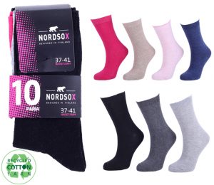 Ladies Basic Socks 10 Pack - BW610