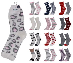 Ladies Soft Home Socks 2 Pack - BW643