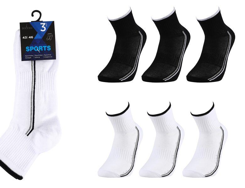 Low-Cut Training Socks 3 Pack – BM940