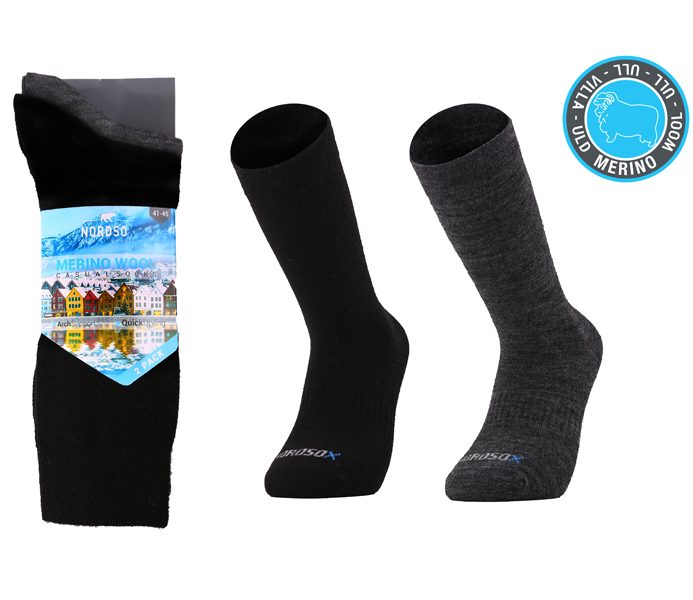 Merino Wool Casual Socks 2 Pack – BM461