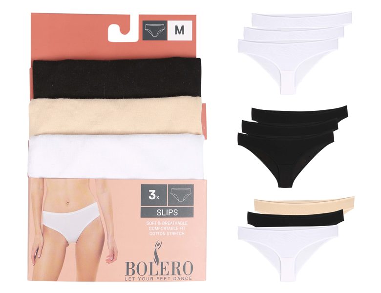 Women Solid Slips 3 Pack – BU201
