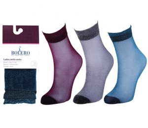 Woman 20D Lurex Socks - BP321