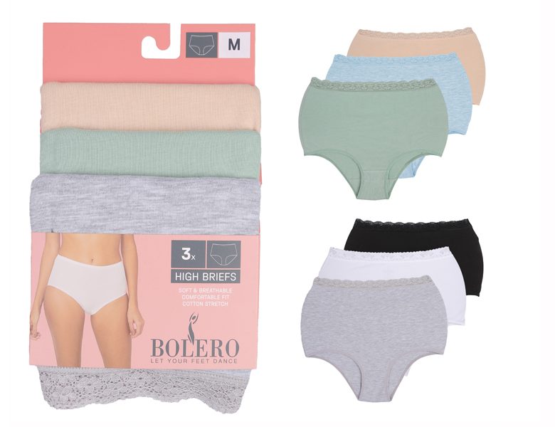 Women High Waist Briefs 3 Pack – BU225