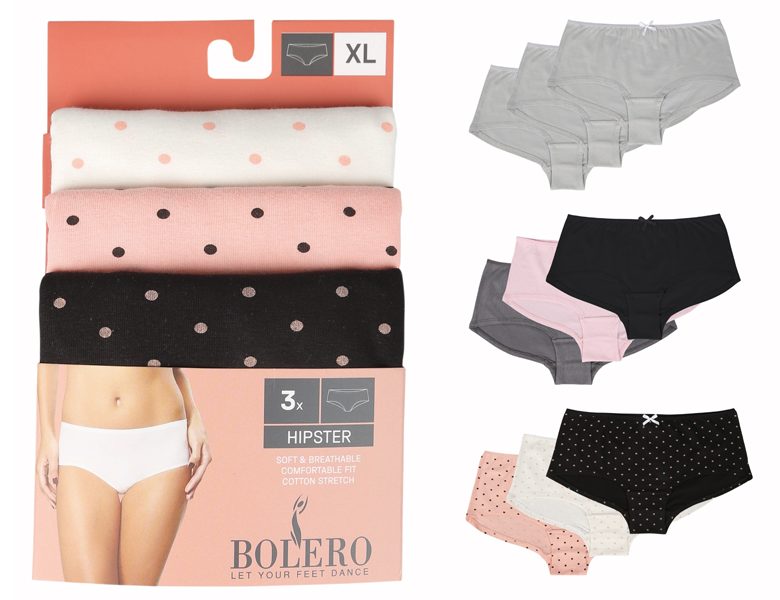 Women Hipster Briefs 3 Pack – BU224