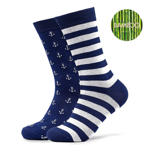 Bamboo Design Socks 2-Pack – BM734