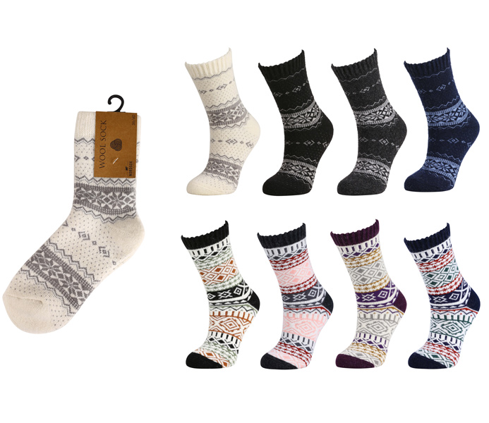 Nordic Wool Socks (Terry Knitting) 1-Pack – BM778