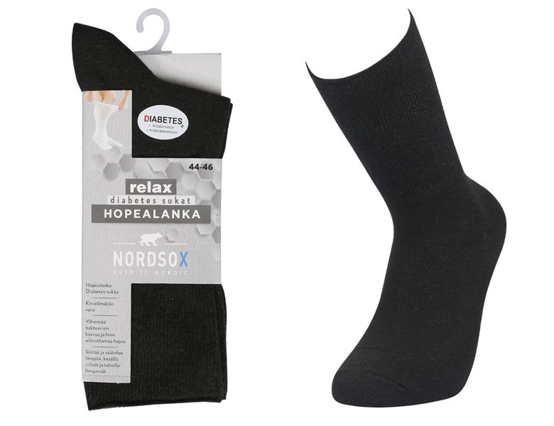Silver Relax Socks (Non Terry) 1-Pack – BM771