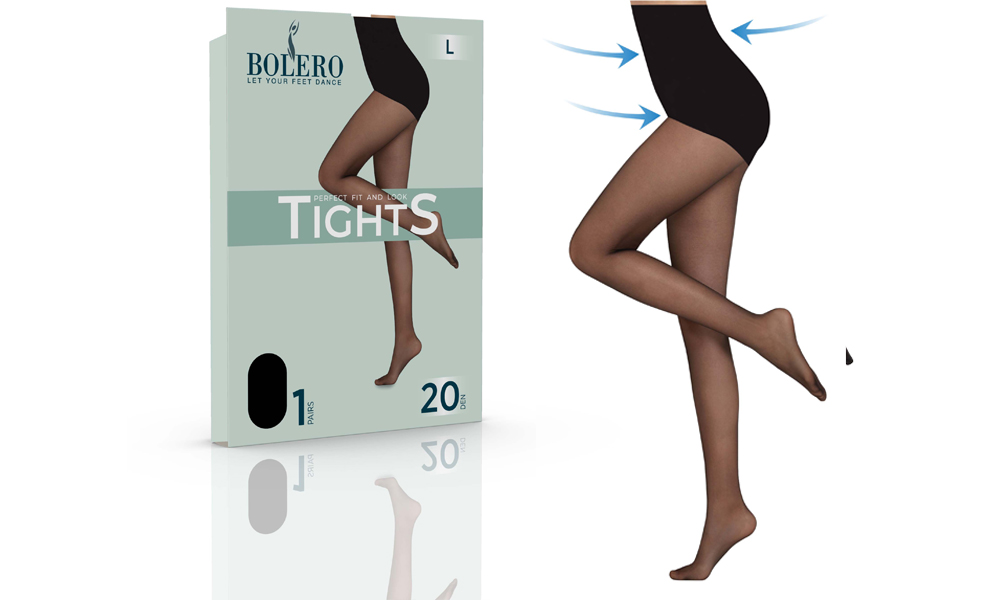 20 Den Tummy Shaping High Waist Tights – BP2661