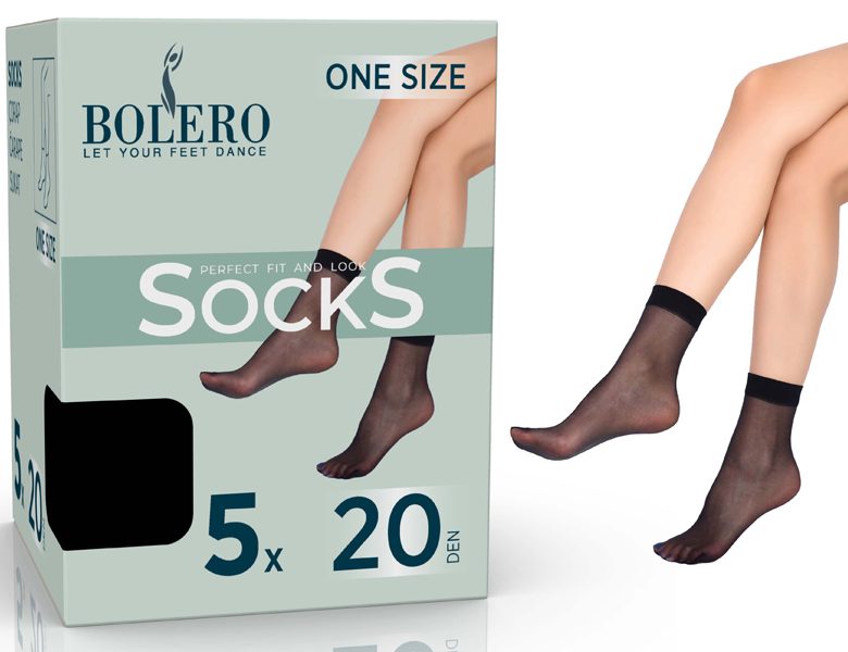5 Pack Ladies Socks- BP3065