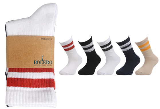 Kids Stripe Socks 5-Pack – BK895